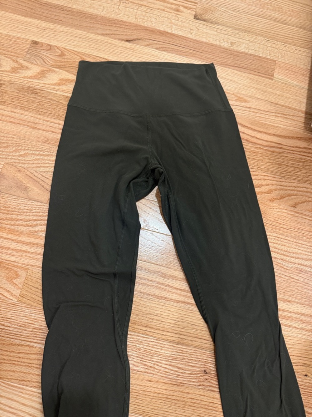 High-Waist Black Athletic Leggings
